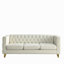 Canapé 3 places + 2 places. VELOUR BEIGE