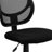 Wayfair Basics® Low Back Mesh Swivel Task Office Chair with Curved Square Back-15040625-15040617
