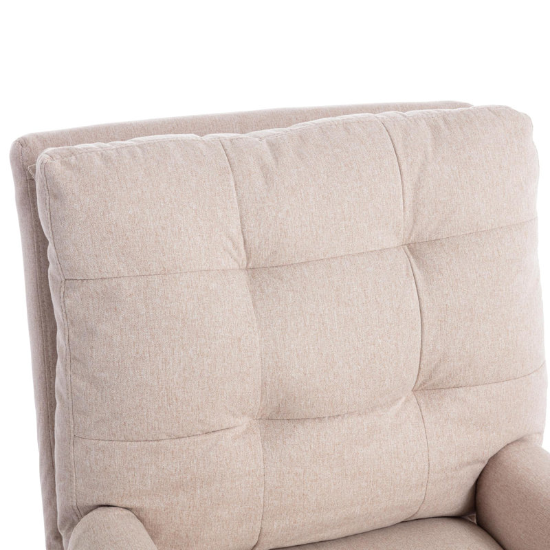 Neylandville Upholstered Accent Chair, Beige