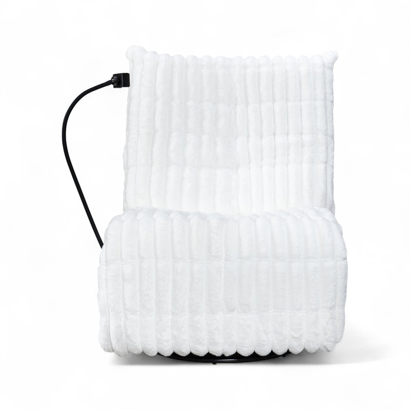 79cm Wide Standard Recliner, White