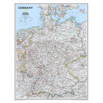 Germany Classic Wall Map