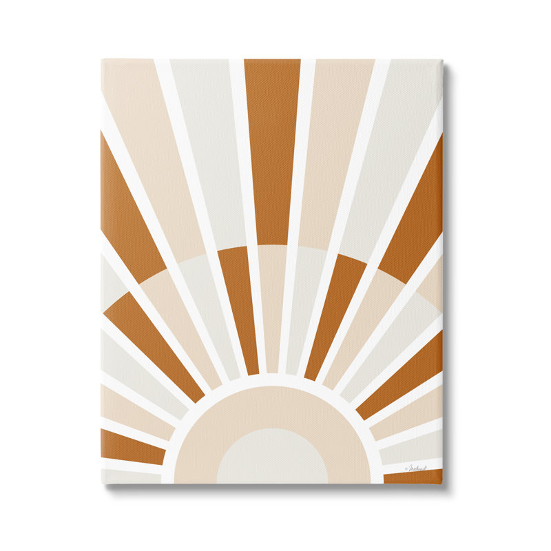 «Sun on Horizon» par Martina Pavlova - impression, Toile tendue, H 20 po x l 16 po x P 1,5 po