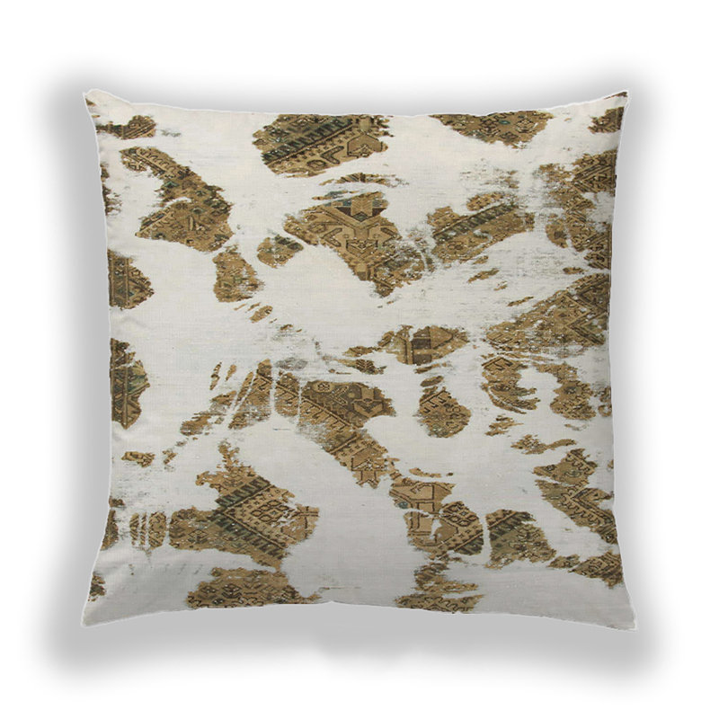 Abstract Throw Pillow, Microsuede
