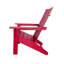Ensemble de chaise Adirondack moderne en PEHD résistant aux intempéries avec table d'appoint Arenijus-88388732