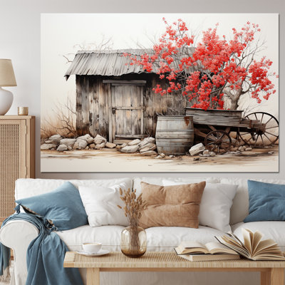 Barn Rustic Elegance II - Barn Canvas Art
