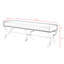 Banc en velours Giselle-27327233