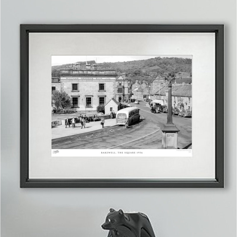 Bakewell, The Square 1956 - Single Picture Frame Print, 28cm H x 36cm W x 2.3cm D