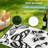 Butterfly Pattern Outdoor Rug, Waterproof PP Camping Mat, Reversible Washable Non-Slip Picnic Rug for Patio, Garden, Beach and RV-808102448