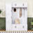 Minimalist Hall Tree with Built-In Seating Bench, Storage Cabinets, Adjustable Shelf and Metal Hooks-2009229901