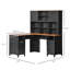 Bureau d'ordinateur en L Janique, bois-691891937