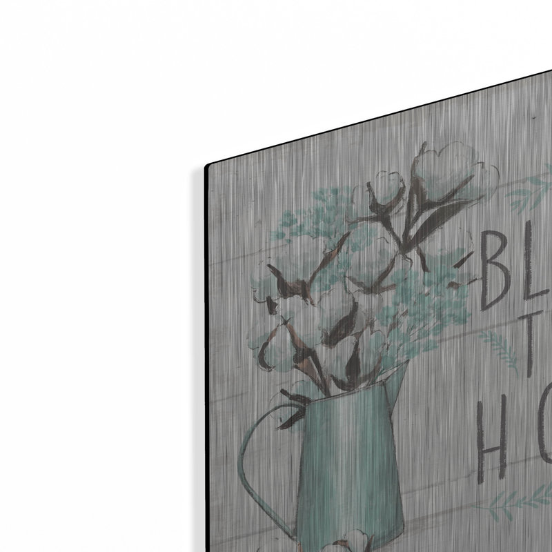 «Blessed 1» par Janelle Penner, art mural en métal, H 16 po x l 24 po