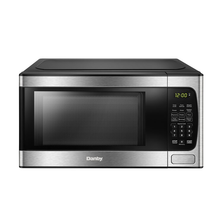 Danby 0.9 cu. ft. Countertop Microwave in Stainless Steel - DBMW0924BBS