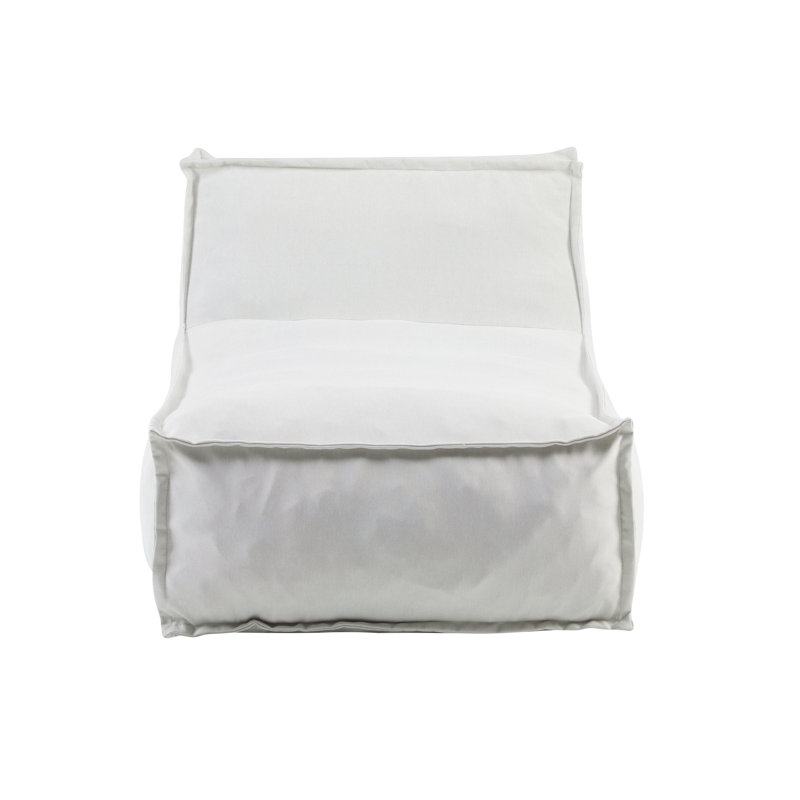 Fauteuil à billes d'extérieur, gris clair