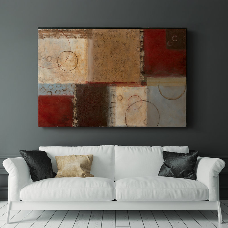 Seasons Go Round II -Galery Enveloppé Cavas, H 12 po x l 18 po