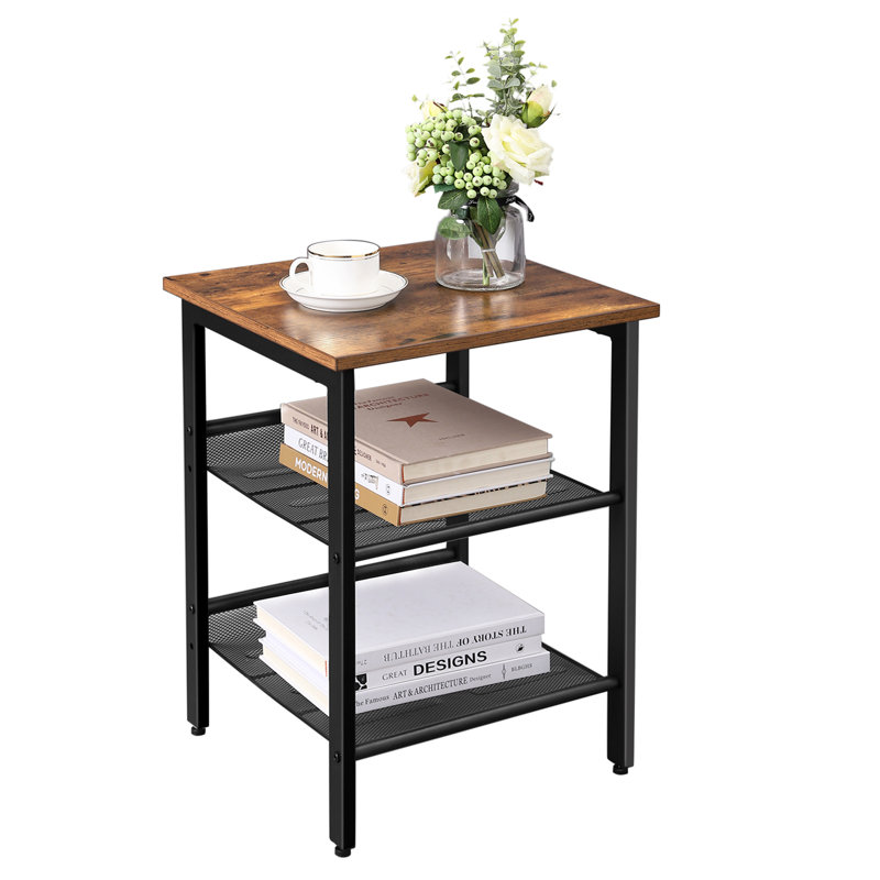 Antimony End Table, Rustic Brown