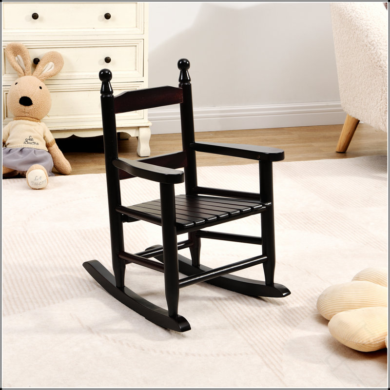 Chaise berçante pour enfants en chêne - intérieur ou extérieur - convient aux enfants - ESP durable