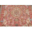 Tapis traditionnel fait à la main en laine et soie rose 7 x 10