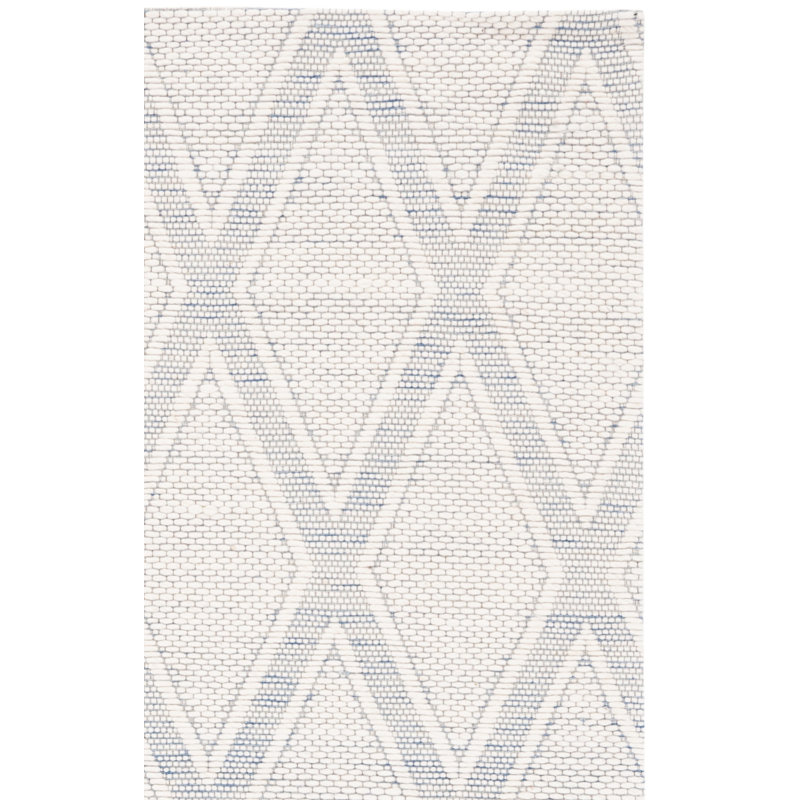 Branislavka Hand Woven Performance Geometric Rug, Rectangle 5' x 8'