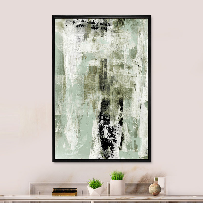 Beige rencontre l'art abstrait brun - art mural moderne et contemporain sur toile, H 36 po x l 24 po x P 1 po