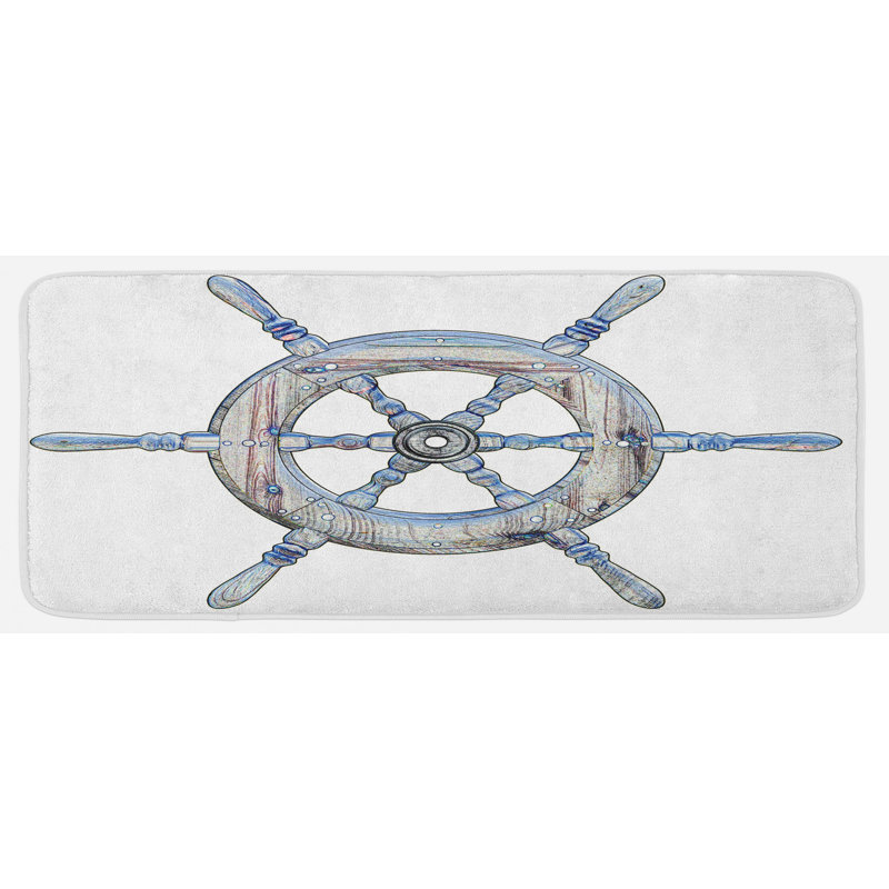 Tapis de cuisine nautique