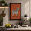 Zebra in Profile Modern - Wrapped Canvas-1568665294-1568665291