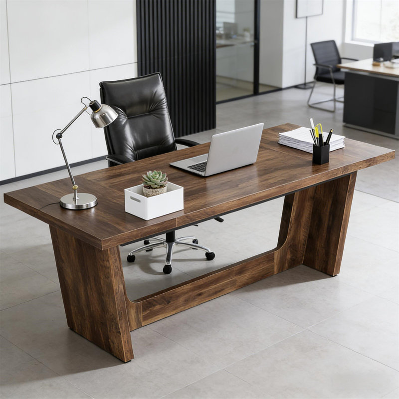 Large Executive Desk (Not Include Stools)