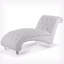 Chaise longue sans accoudoirs touffetée