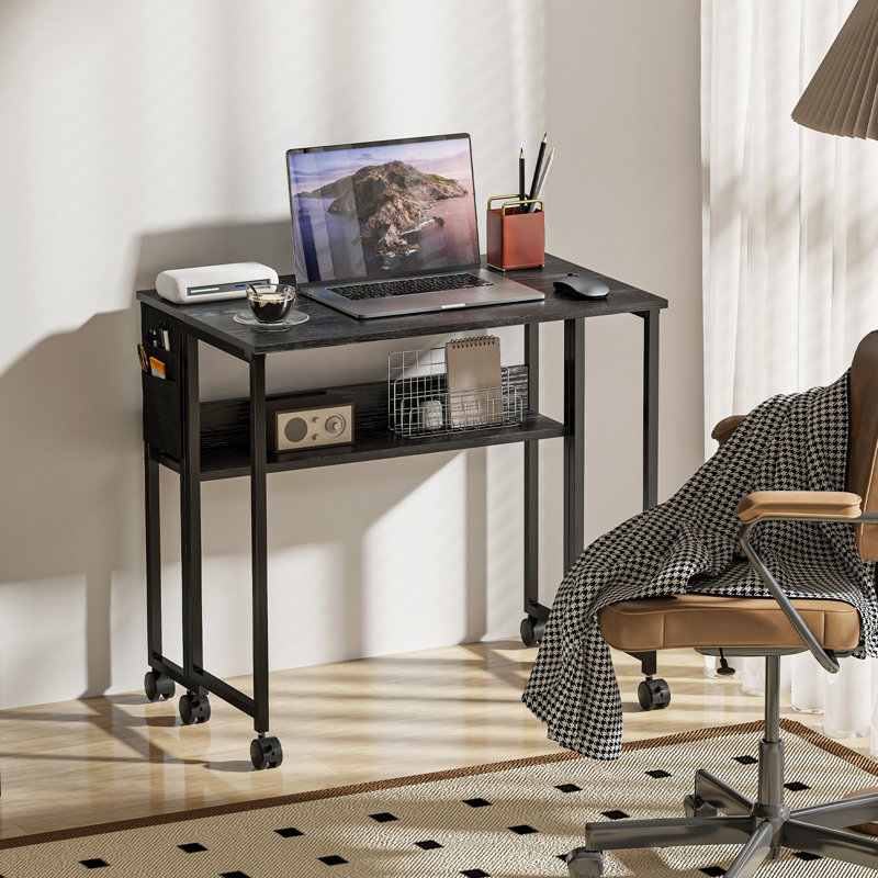 Metal Base Writing Desk, 75cm H x 80cm W x 50cm D
