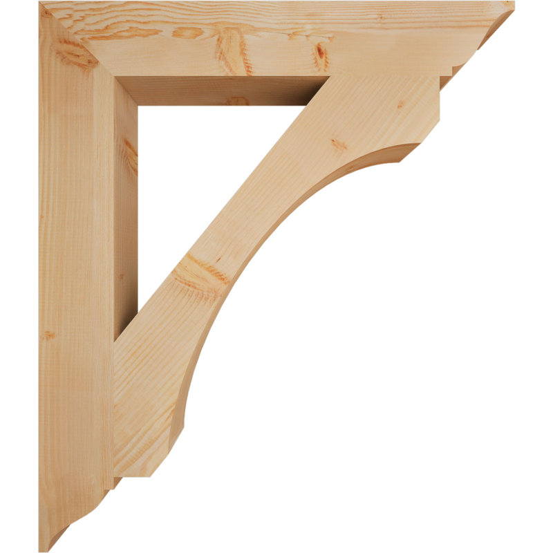 Support lisse Legacy, Sapin de Douglas, H 44 po x l 5,5 po x P 38 po