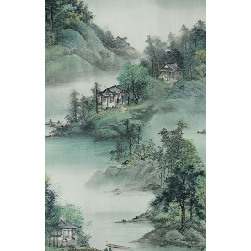 Papier peint oriental oriental traditionnel Serene