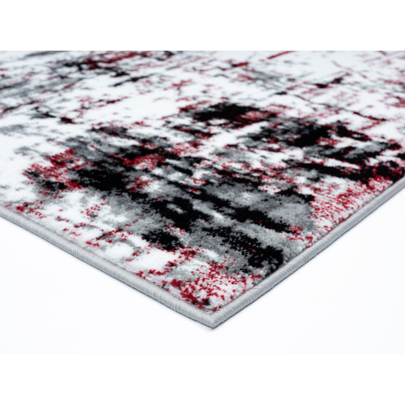 Hellie Abstract Indoor Rug, Round 6'11"