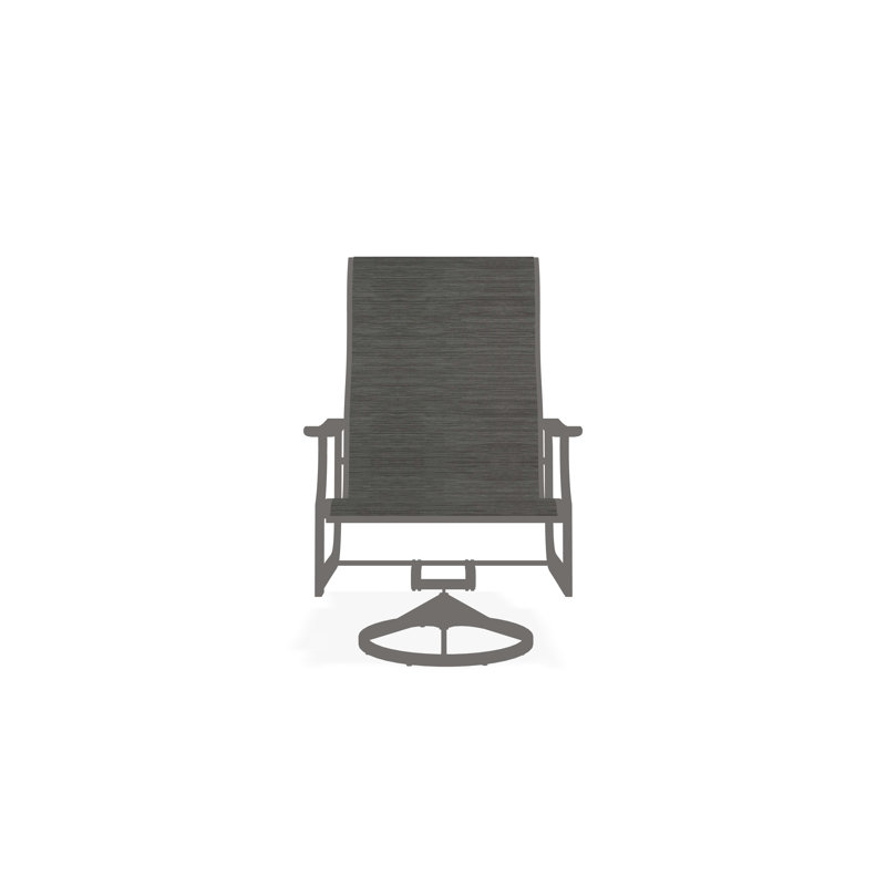 St. Catherine Polymer Outdoor Lounge Chair, Warm Gray, Sicily