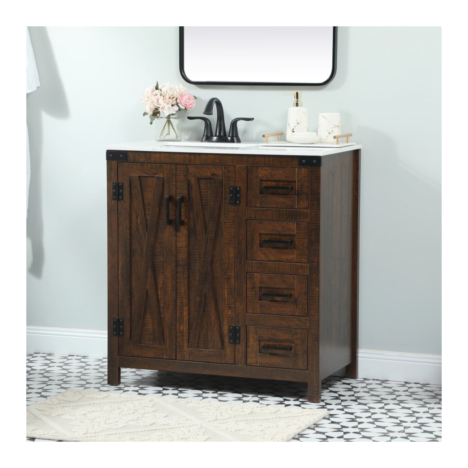 Slayton 32'' Single Bathroom Vanity, Expresso