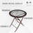 Snelson Folding Steel Coffee Table