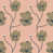 Motif floral coucher de soleil