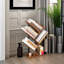Moshier Wooden Bookcase Tree Shape Bookshelf Freestanding Living Room Home Furniture Rustic Industrial