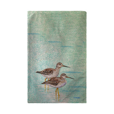Serviette de cuisine à pieds jaunes Sandpipers