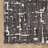 Abani Rugs BUR100A Delastre Modern Abstract Black Ivory Area Rug-1938478095
