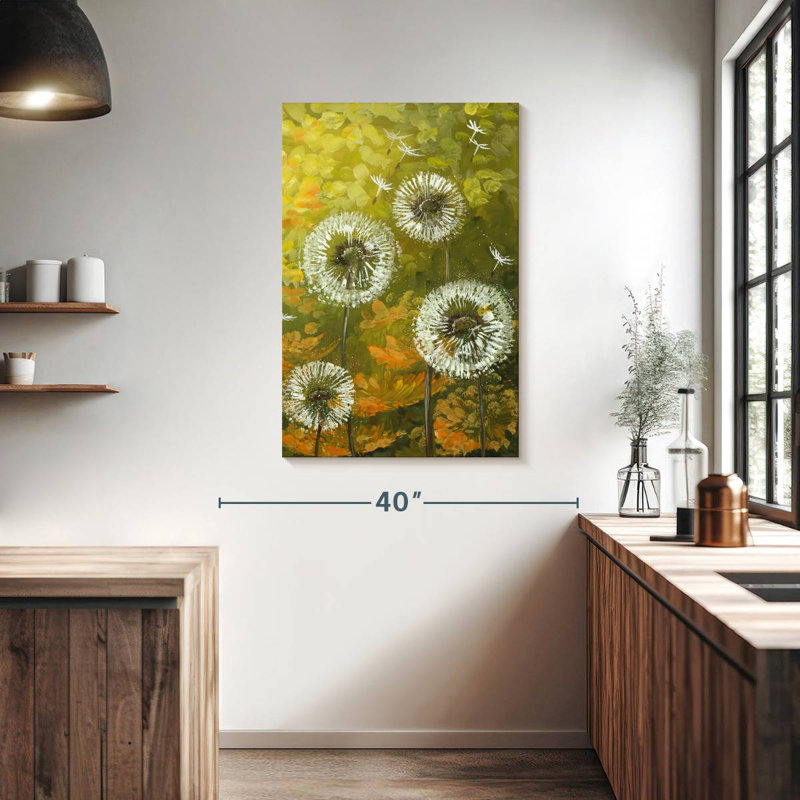 Harnek Dandelions, 39" H x 26" W