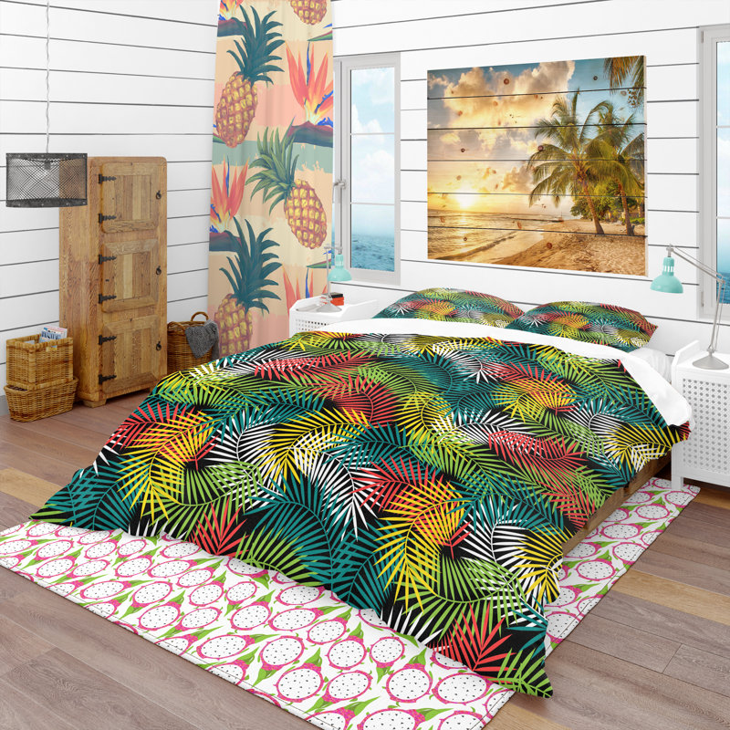 Ensemble de housse de couette noir en microfibre et côtes, Housse simple + 1 taie décorative