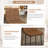 Modern Counter Height Bar Stools Counter Chairs Set of 4-1990429027