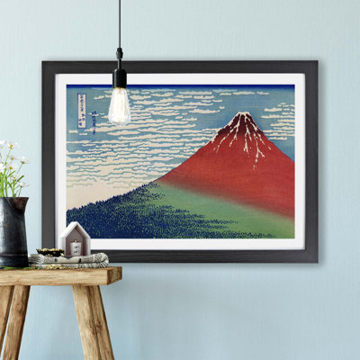 Fine Wind, Clear Morning by Katsushika Hokusai - Single Picture Frame Painting