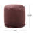 Ottoman Modern Cylinder Pouf Blush Pink | Velvet-123499621