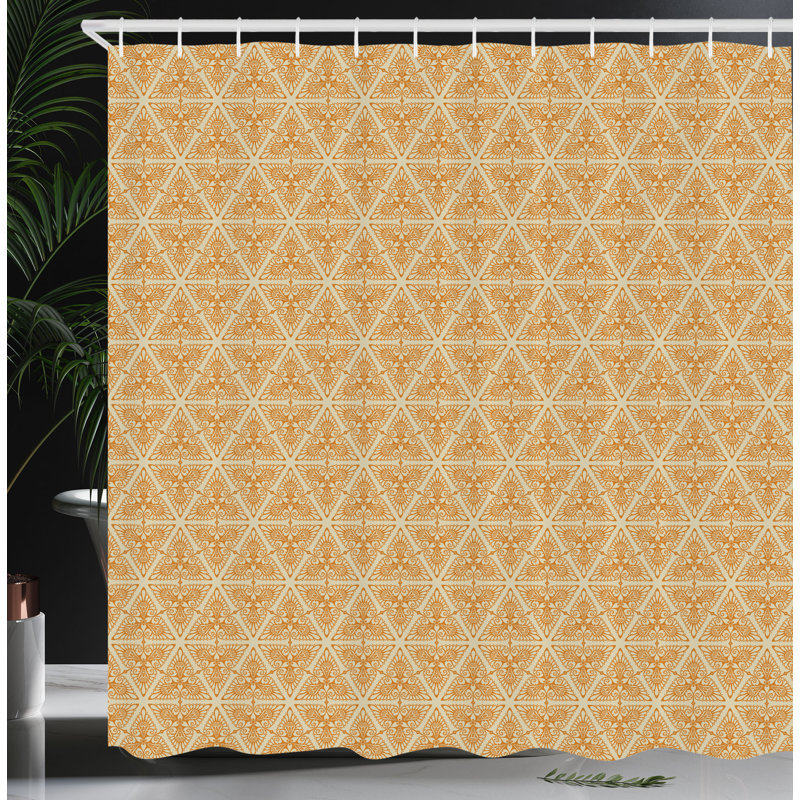 Shower Curtain Set + Hooks, 70"H x 69"W, Pale Sky