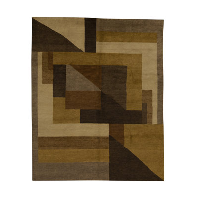Wool Geometric Indoor Rug