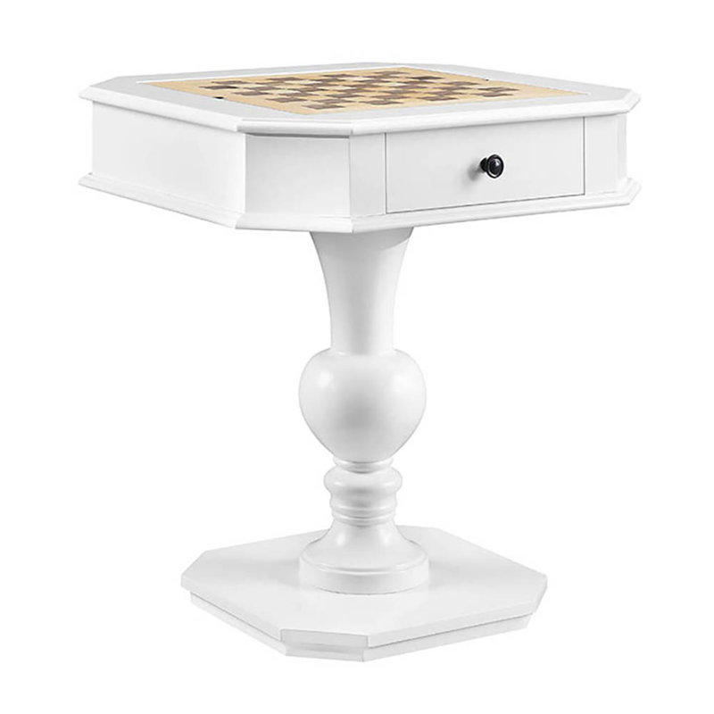 Taroo Clocks Game Table with Chairs, 28.5" L x 28.5" W x 30.5" H