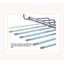 Cintre pour pantalons pliable en acier inoxydable-1477413829