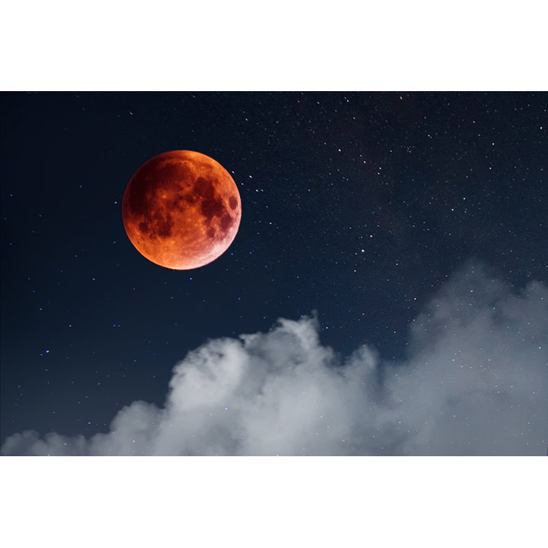 Lune de sang, H 24 po x l 36 po