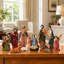 Crèche de Noël de 38 cm de haut, 12 figurines, décorations de Noël-1577060742