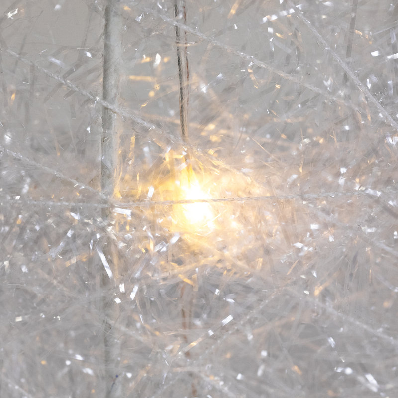 Décoration de Noël en forme d'ours polaire lumineux «Happy Hanoucca» à DEL